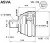 ASVA VW-018 Joint Kit, drive shaft